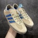 CLOT x Adidas Gazelle 'Linen Khaki Light Blue' Men's & Women's Sneakers IH3641