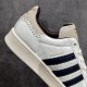 Wales Bonner x Adidas Superstar "Wonder White/Collegiate Navy" men's and women's sneakers JP7161