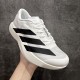 Adidas Adizero EVO SL Cloud White Core Black Men's and Women's Running Shoes Sneakers JH6206